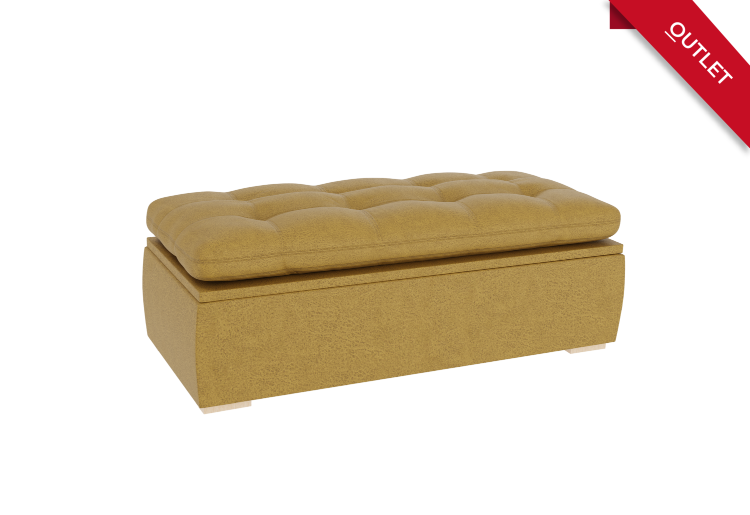 Pouff Rochester Mostaza